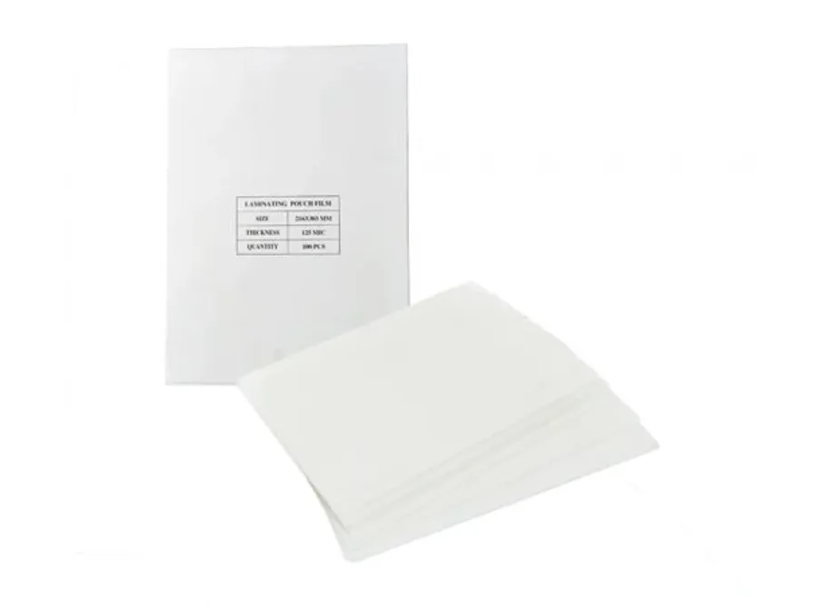 PAQUETE (100PZ) ENMICADO 125 MIC A4 216X303MM