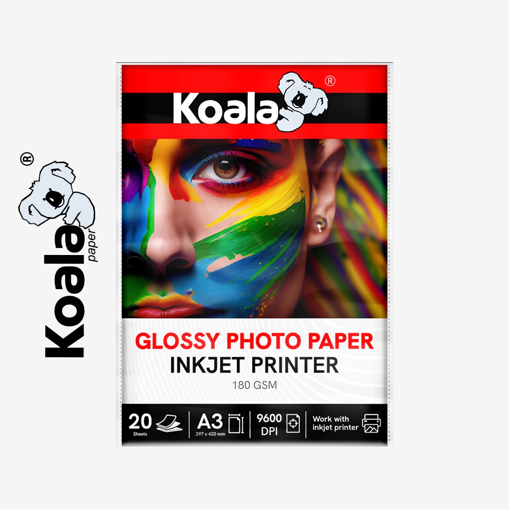 Papel Fotográfico Brillante 180 GSM A3 – 20 Hojas
