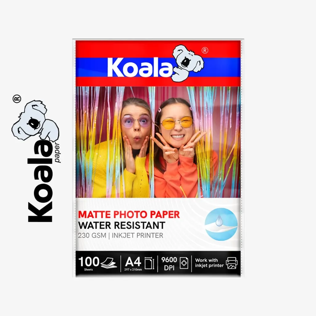 Papel Fotográfico Mate 230 GSM A4 – 100 Hojas