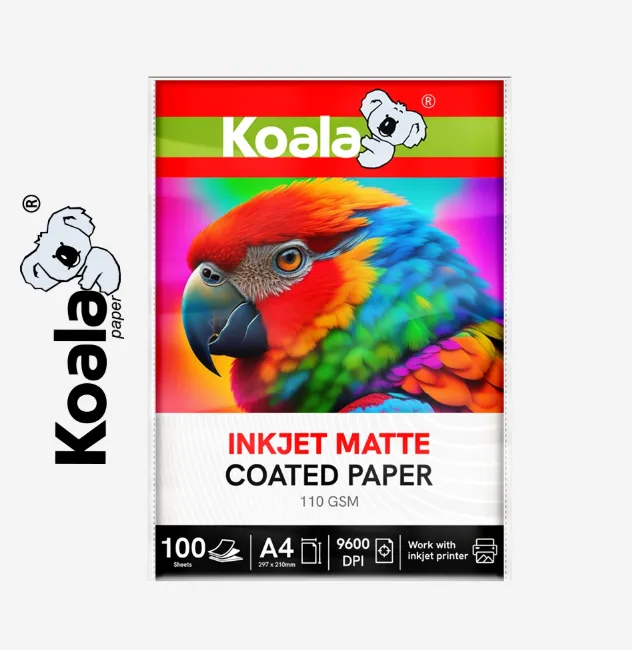 Papel Mate 110 GSM A4 – 100 Hojas