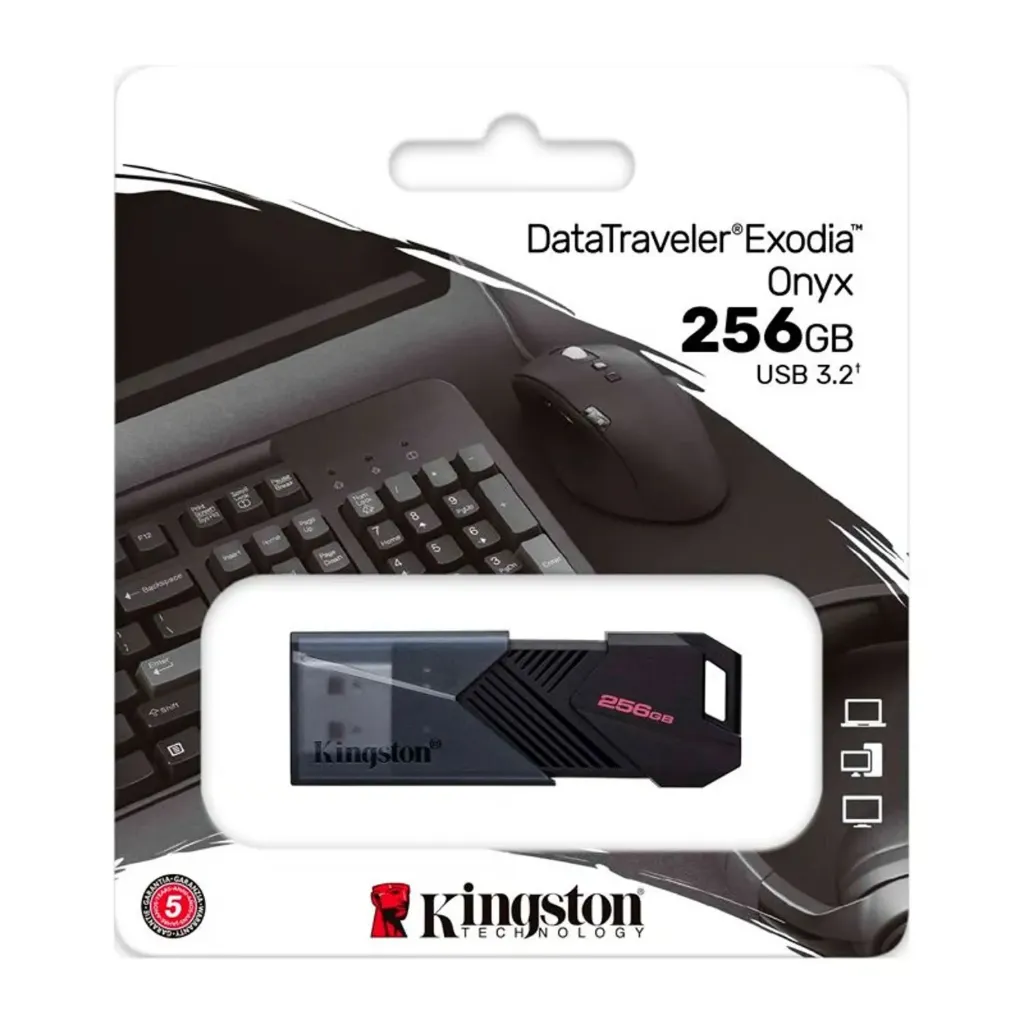 USB KINGSTON UNIDAD FLASH DATATRAVELER EXODIA ONYX 256 GB
